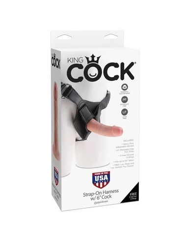 Gode Ceinture Strap-On King Cock 15.2 x 4.1 cm