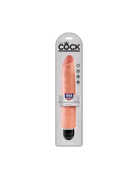 Gode XL vibrant King Cock Stiffy 25 x 5.5cm Flesh