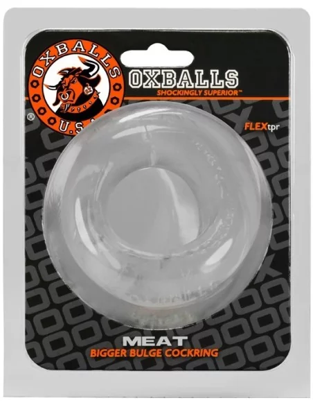 Cockring Meat Bigger Bulge Clear - Cockrings Flexibles - 2