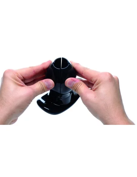 Plug Tunnel Clawed Noir 9 x 10.5 cm