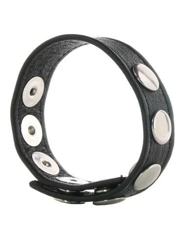 Cockring 5 pressions cuir - Cockrings Cuirs - 3