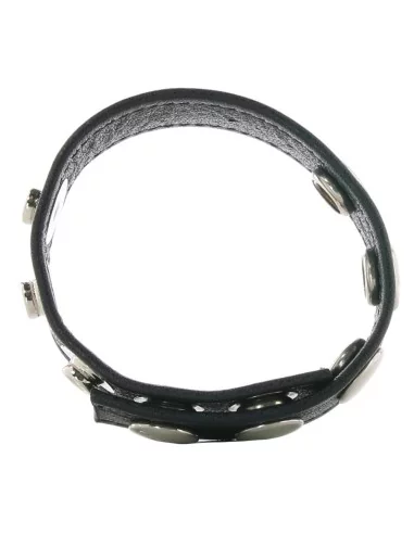 Cockring 5 pressions cuir - Cockrings Cuirs - 7