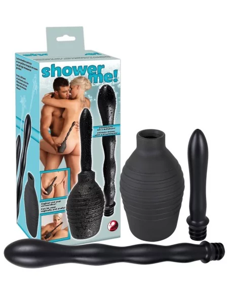 Poire de lavement 2 embouts