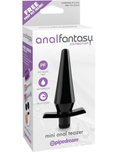 Plug Mini Teazer 9 x 3.2 cm Noir