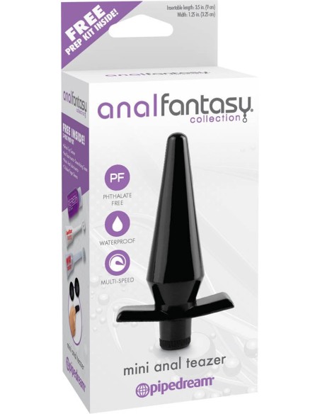 Plug Mini Teazer 9 x 3.2 cm Noir