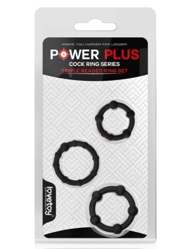 Lot de 3 cockrings Mini Noir