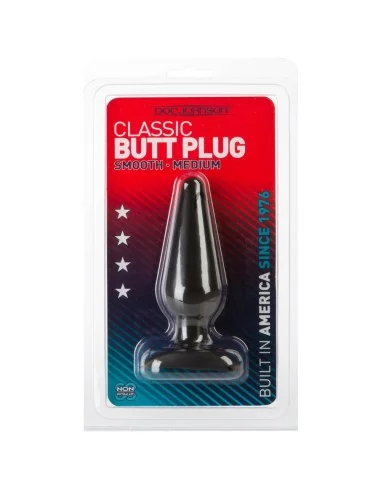 Butt Plug Smooth 12 x 3.8 cm Noir