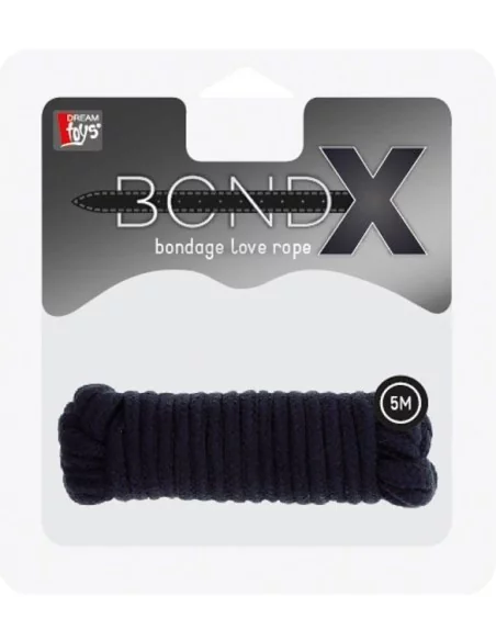 Corde Bondage Fine 5m Noir