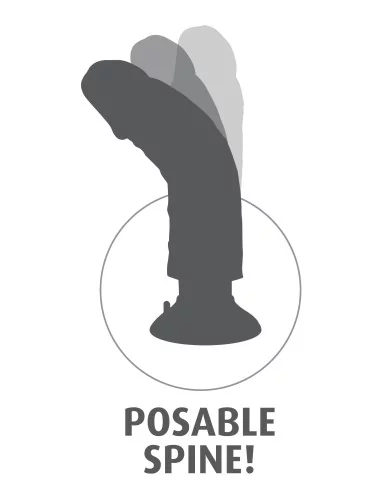 Gode vibrant courbe king Cock 19 x 5.4cm Chair