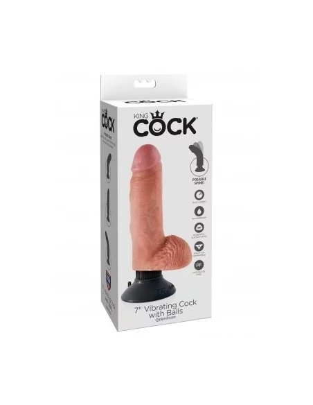 Gode vibrant avec Balls 13.3 x 4.8 cm Chair