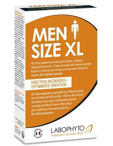 Stimulant Erection Men Size XL 60 gélules