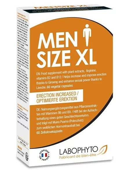 Stimulant Erection Men Size XL 60 gélules