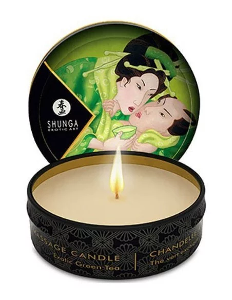 Bougie de Massage Thé Vert