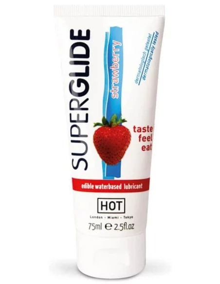 Lubrifiant Comestible 75mL Goût Fraise Lubrifiant Comestible 75mL Goût Fraise