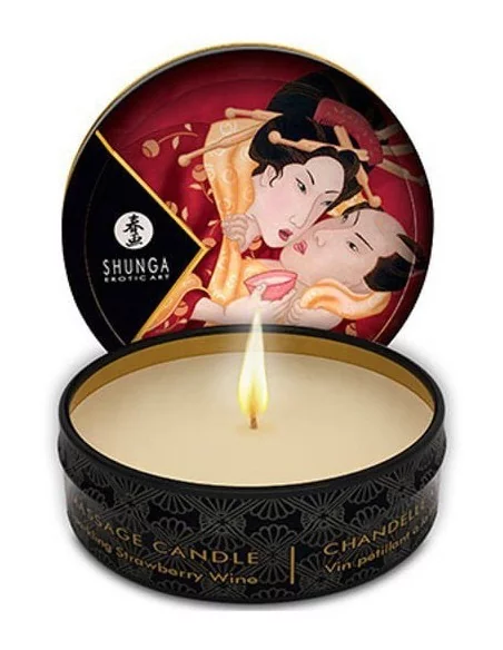 Bougie de Massage Fraise Bougie de Massage Fraise