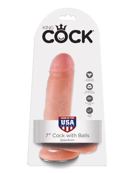 Gode réaliste King Cock 16 x 4.6 cm Chair Gode réaliste King Cock 16 x 4.6 cm Chair