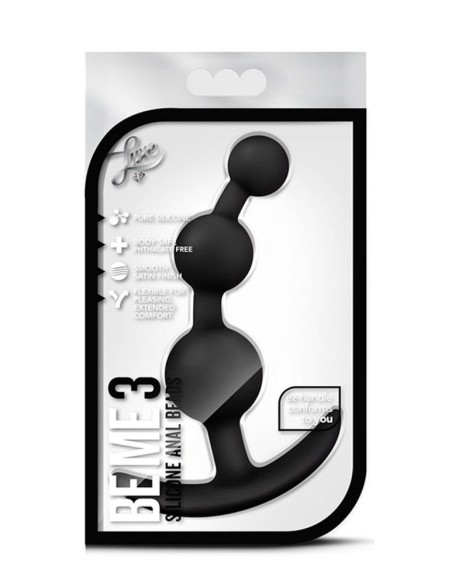Point G Beads Silicone 11 x 3 cm Noir