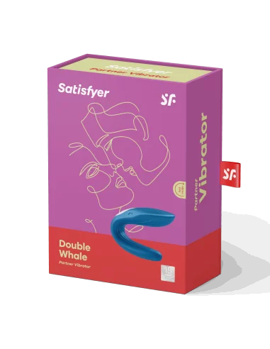 Vibro Partner Whale 6 x 2.3 cm Bleu