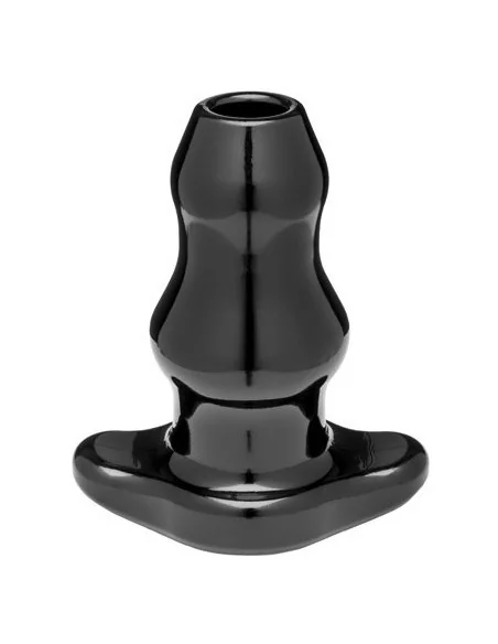 Double Tunnel Plug Noir Large12 x 7 cm Double Tunnel Plug Noir Large12 x 7 cm