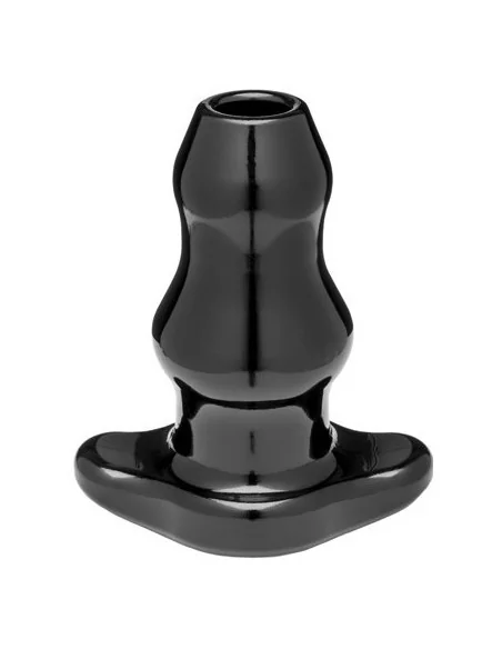Double Tunnel Plug Noir Medium 9.5 x5.2 cm