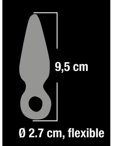 Plug Finger Transparent 7 x 2.5 cm