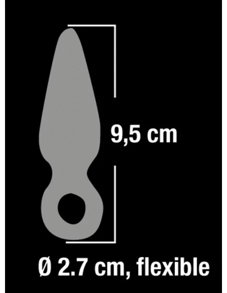 Plug Finger Transparent 7 x 2.5 cm