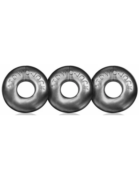 Pack de 3 mini cockrings Oxballs Gris