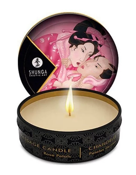 Bougie de Massage Pétale de Rose 30mL