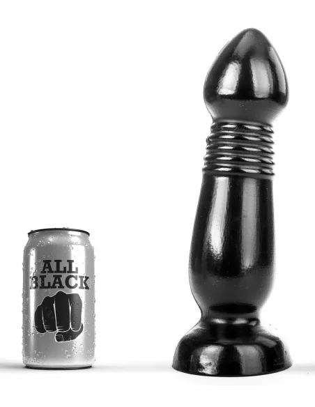 Plug AB89 Flesh Flute All Black 25 x 7.5cm