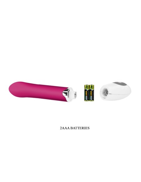 Vibromasseur Daniel rose - 19.5 x 3.1 cm