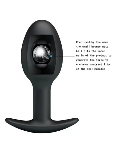 Heavy Balls Silicone Butt Plug Simple