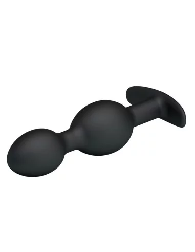 Double Heavy Balls Silicone Butt Plug 12.5 x 3.3 cm