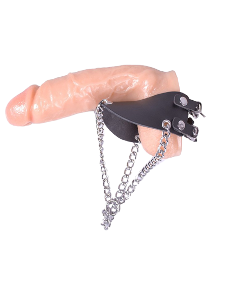 Parachute à bourses en cuir