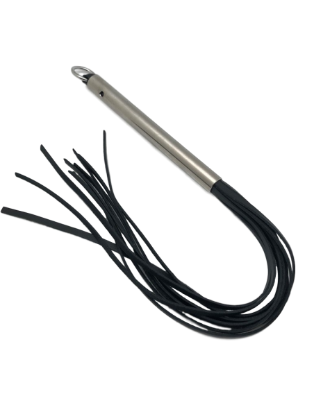 Martinet 12 brins en cuir - Manche Alu - 53cm