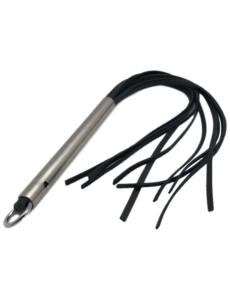 Martinet 12 brins en cuir - Manche Alu - 53cm