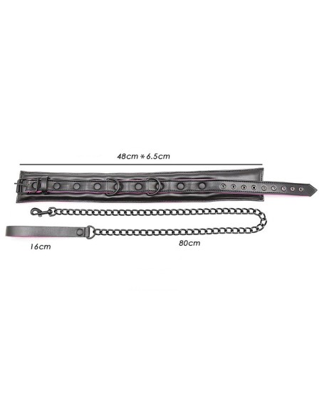 Collier Laisse Rose