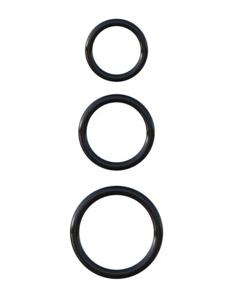 Lot de 3 cockrings Silicone C-Ringz