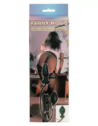 Plug gonflable et Vibrant 10 x 3.9 cm