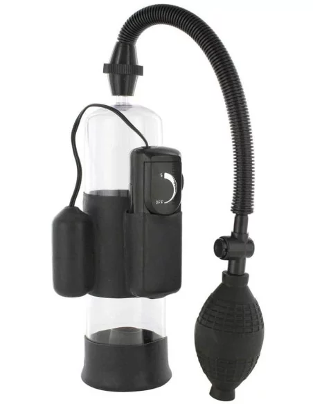 Pompe à pénis Vibrante 19 x 6 cm