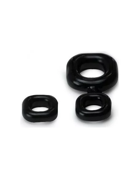 Boner Kit Cockring et Ballstretcher noir