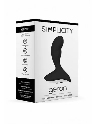 Stimulateur de prostate vibrant Geron Simplicity