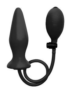 Plug gonflable Ouch en silicone noir