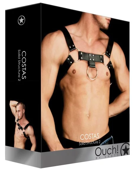 Harnais simili cuir ajustable Costas
