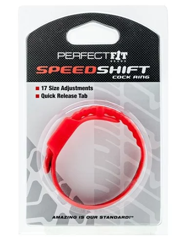 Cockring Impress ajustable rouge - Cockrings Flexibles - 2