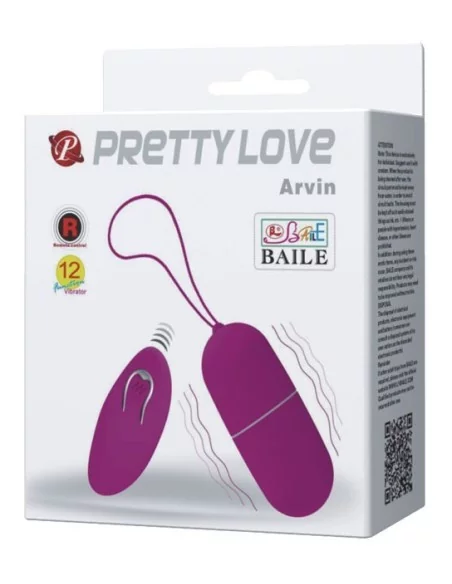 Oeuf Vibrant sans fil Arvin Pretty Love 7.5 x 3.3 cm