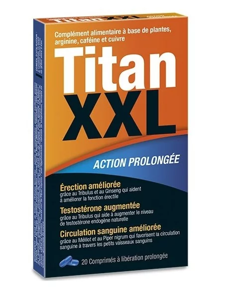 Stimulant Titan XXL 20 gélules