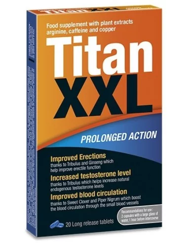 Stimulant Titan XXL 20 gélules
