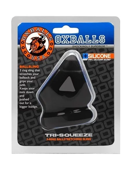 Tri Squeeze Ballstretcher Oxballs noir