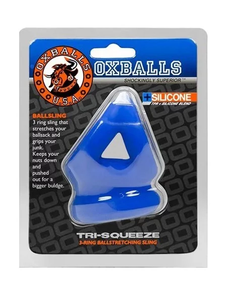 Tri Squeeze Ballstretcher Oxballs Bleu