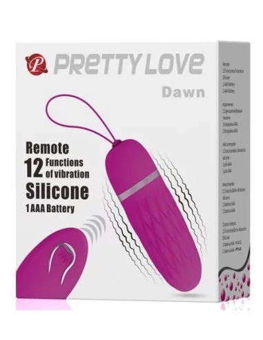 Oeuf Vibrant sans fil violet Dawn - 8.5 x 2.8 cm